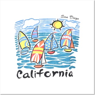 Vintage San Diego California Posters and Art